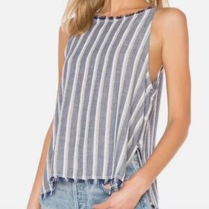 Cloth & Stone X Anthropologie Bella Dahl Striped Crop‎ Top